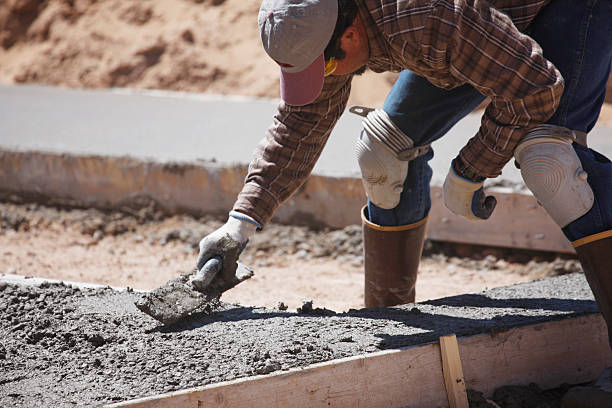 A construction worker doing his work , highlighting Best Concrete Contracting's presence in Sonoma, CA.