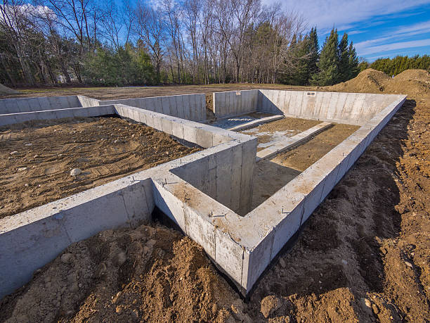  residential construction site, featuring the house's framing and foundation in San Rafael, CA.