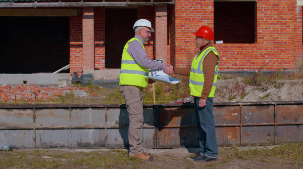 Image illustrating workplace safety measures to prevent accidents, highlighting issues with a fraudulent concrete contractor.